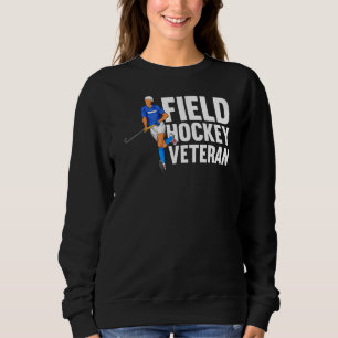 Fält Hockey Veteran Player Team Gräsmatta Game Fäl T Shirt
