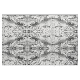 Fält i Basalt Black & White Photo Fabric Tyg