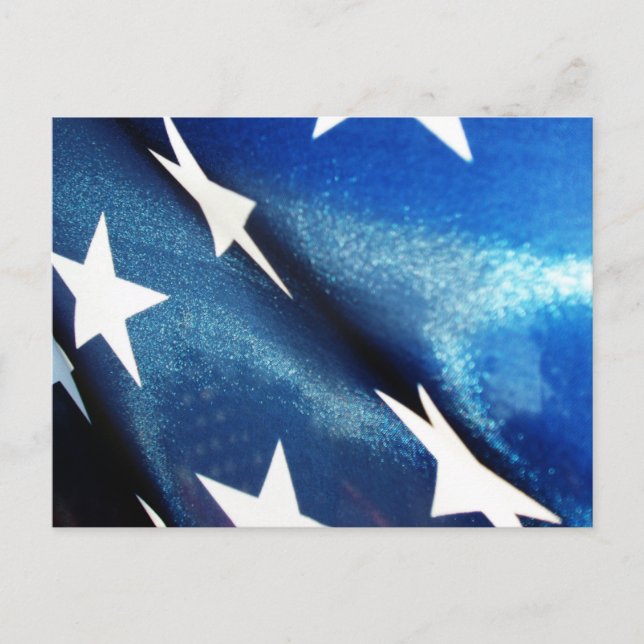 Fält i blått (1) vykort (Framsida)