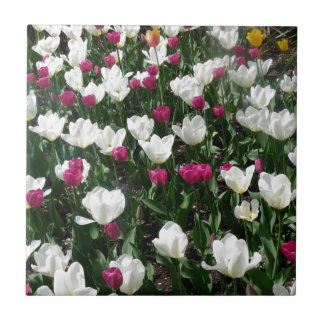 Fält i blommor kakelplatta