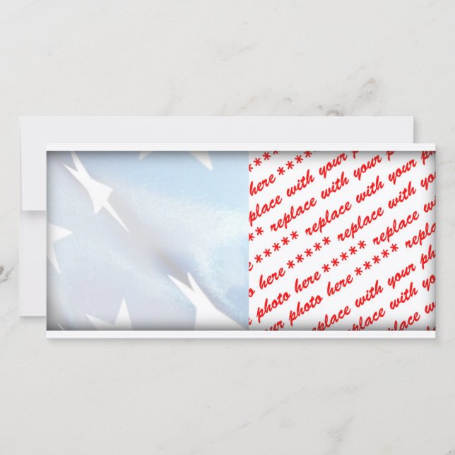 Fält i Blue of the American Flagga (Framsida)