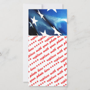 Fält i Blue of the American Flagga