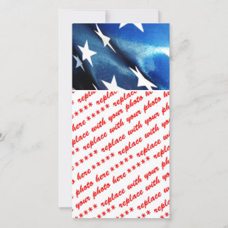 Fält i Blue of the American Flagga