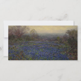 Fält i Blurnetblommor (Landsbygdens landskap) Kort