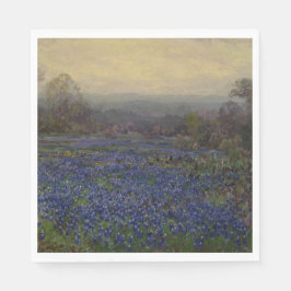 Fält i Blurnetblommor (Landsbygdens landskap) Pappersservett