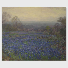 Fält i Blurnetblommor (Landsbygdens landskap) Presentpapper