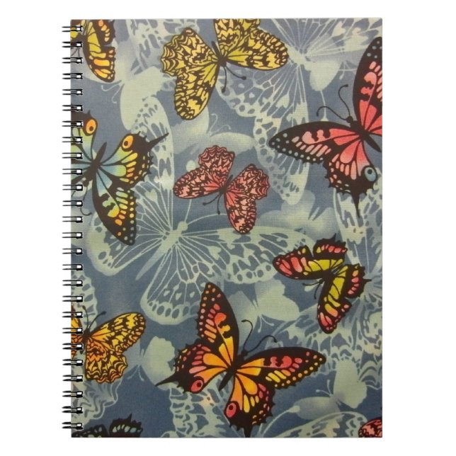 Fält i Butterflies Anteckningsbok Med Spiral (Framsidan)
