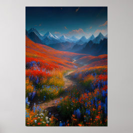 Fält i Crimson Dreams Poster