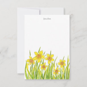 Fält i Daffodils Anteckningskort