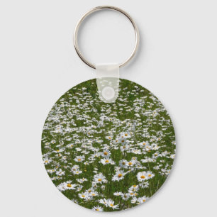 Fält i Daisy Alaska Wildblommor Nyckelring