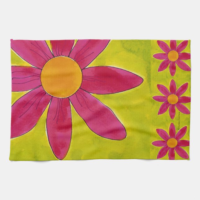 Fält i Daisy - American MoJo Kitchen Towel Kökshandduk (Horisontell)