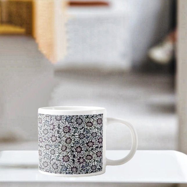 FÄLT i DAISY Jumbo Mugg (Enjoy your hot beverage, in this lovely, Field Of Daisies Jumbo Coffee Mug!)