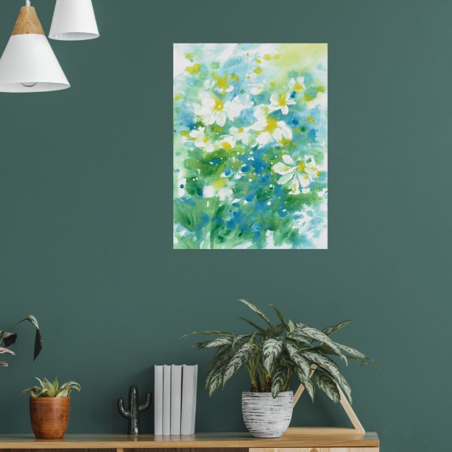 FÄLT i DAISYNS ABSTRAKT Poster (Vardagsrum 1)