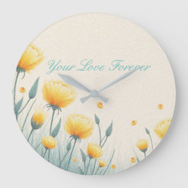 Fält i det ändlösa Kärlek Stor Klocka