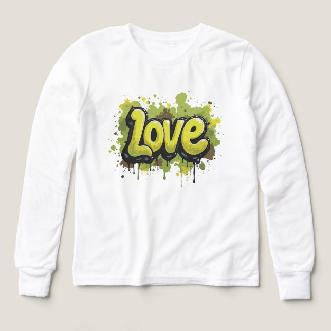 Fält i det ändlösa Kärlek T Shirt (Design framsida)