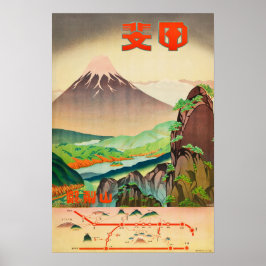 Fält i Färg, länet Yamanashi Poster