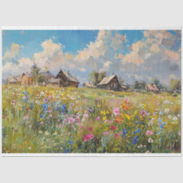 Fält i Flowers & Homestead Decoupage