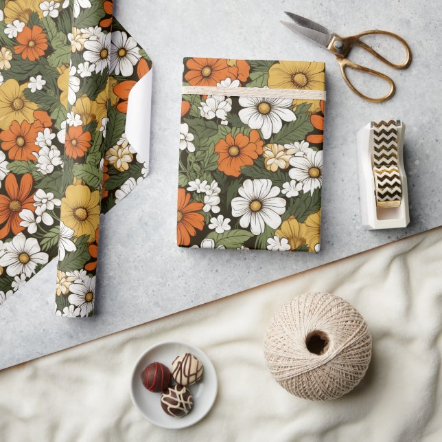 Fält i Flowers Presentpapper (Hantverk)