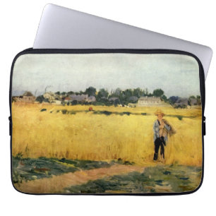 Fält i Grain (av Berthe Morisot) Laptop Fodral