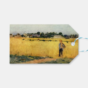 Fält i Grain (av Berthe Morisot) Presentetikett