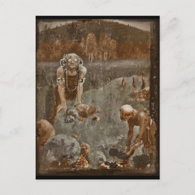 Fält i judar vykort (Framsida)