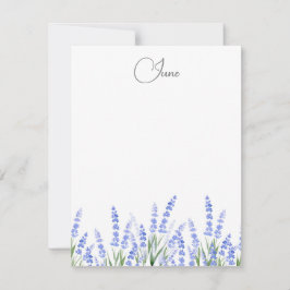 Fält i Lavender 2 Anteckningskort