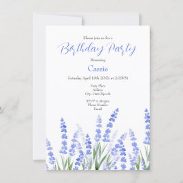 Fält i Lavender 2 Inbjudningar