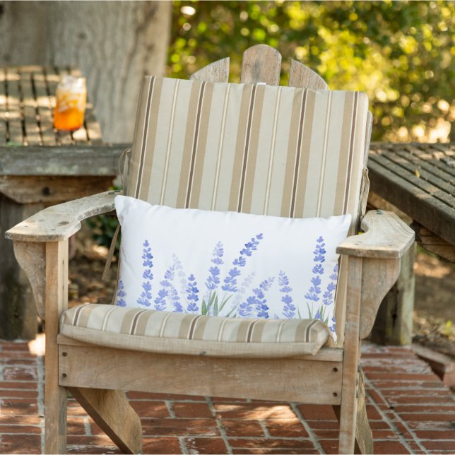 Fält i Lavender 2 Lumbarkudde (Stol)