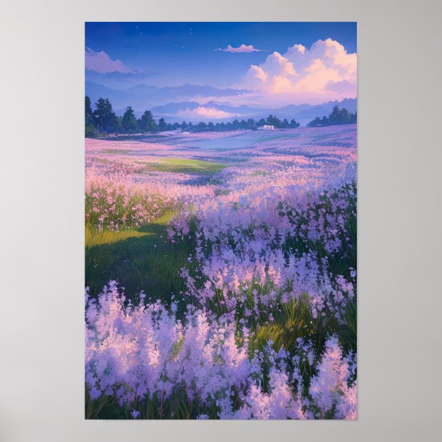 Fält i Lavender Dreams Poster (Framsidan)
