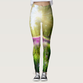 Fält i Lavender Leggings