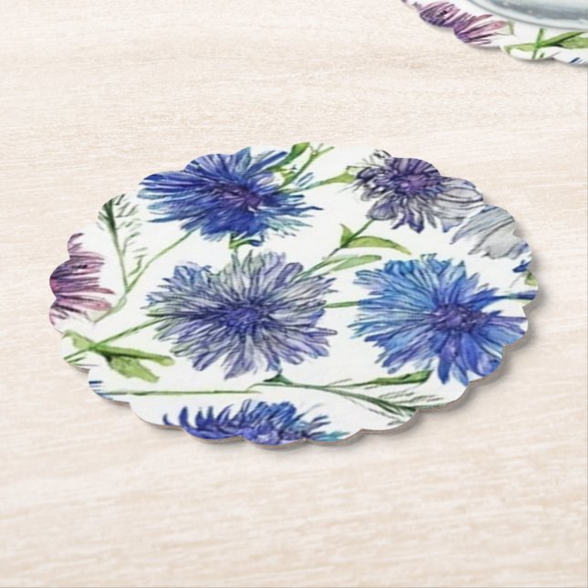 fält i ljusa lila, lila, blått c underlägg papper (Vinklad)