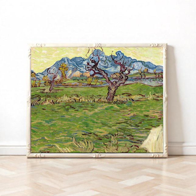 Fält i närheten av Alpelare Vincent van Gogh Poster (Skapare uppladdad)