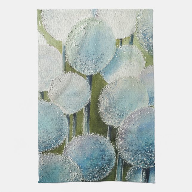 Fält i Önskemål vattenfärg Kökshandduk (Vertikal)