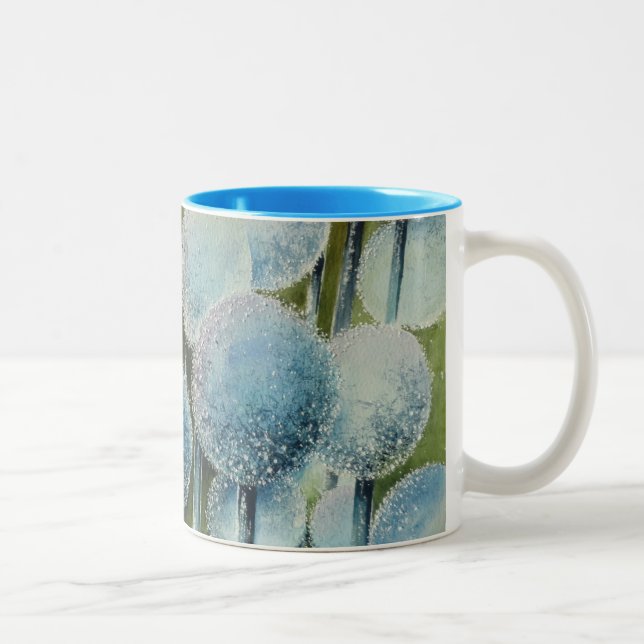 Fält i Önskemål vattenfärg Två-Tonad Mugg (Höger)