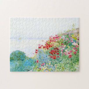 Fält i Poppies av Childe Hassam Pussel