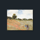 Fält i Poppies Claude Monet Canvastryck<br><div class="desc">Claude Monet Painting of Poppies 1873,  Musée d'Orsay,  Paris</div>