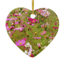 Fält i Rosa Flowers