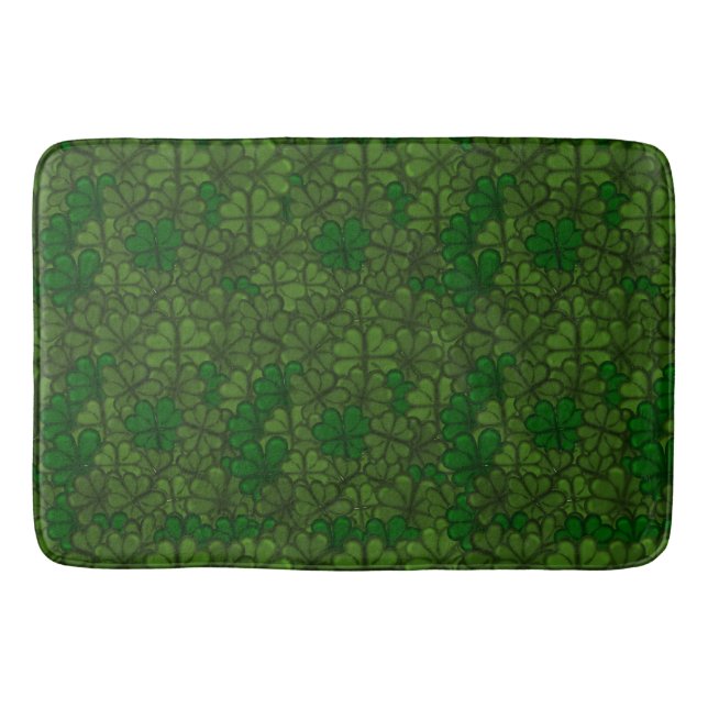 Fält i Shamrocks Digital Art Mönster St Patricks Badrumsmatta (Framsidan)