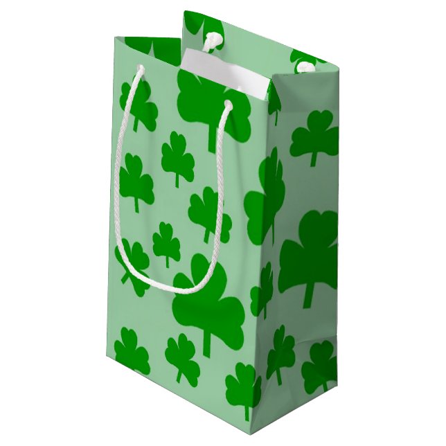 Fält i Shamrocks Gift Bag (Baksidan Vinklad)