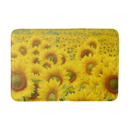 Fält i Solblommor Design Bath Mat Badrumsmatta