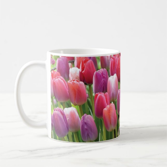 Fält i Tulips-kaffe Mugg (Vänster)
