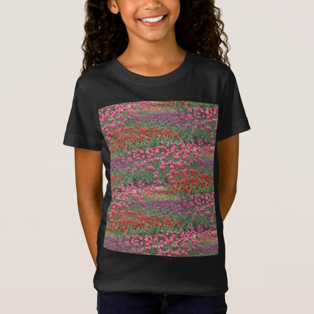 Fält i tulpaner t shirt (Framsida)