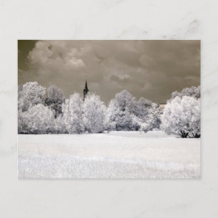 Fält Infrarött fotografi Vykort