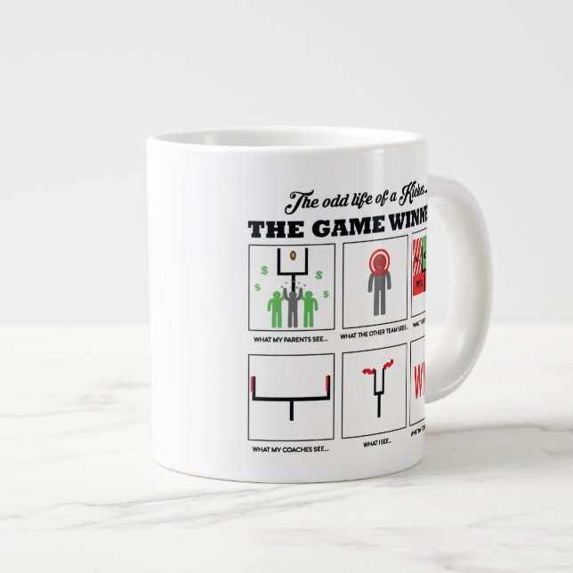 Fält målarkicker Mugg Jumbo Mugg (Framsida höger)