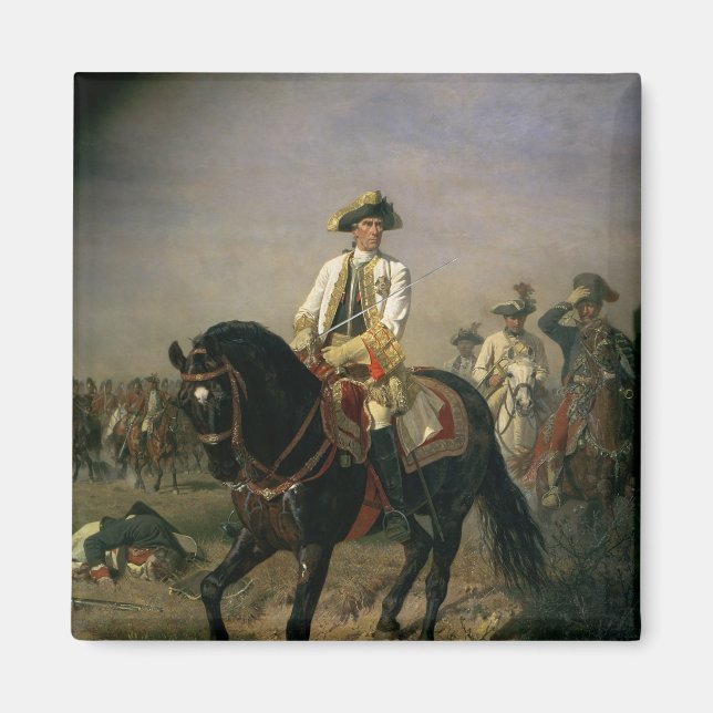 Fält Marshal Baron Ernst von Laudon Magnet (Framsidan)