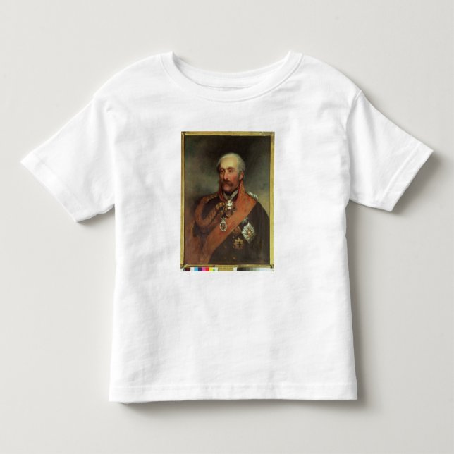 Fält Marshal Prince Von Blucher c.1816 T Shirt (Framsida)