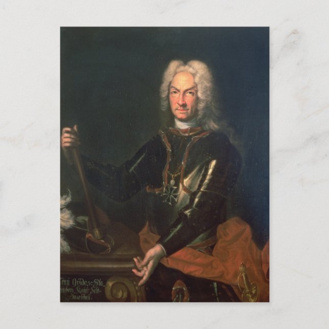 Fält Marshall Count Guidobald von Starhemberg Vykort (Framsida)