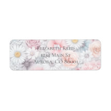 Fält med blomningar Elegant dämpad klassisk blomst