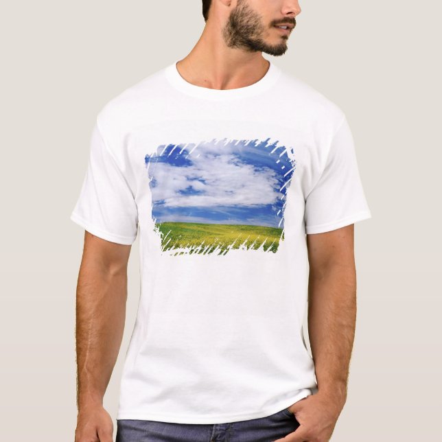 Fält med raps eller senapsblommor, Palouse Tee Shirt (Framsida)