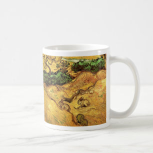 Fält med två kaniner av Vincent van Gogh Kaffemugg